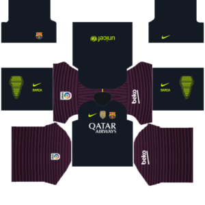 Barcelona Goalkeeper Away DLS kit 2015