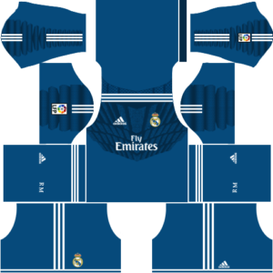 Real Madrid dls goalkeeper home kit 2014-2015