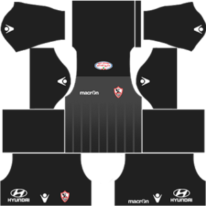 al zamalek sc dls home goalkeeper kit 2016-2017