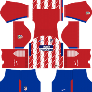 Atletico Madrid Kits 2017/2018 Dream League Soccer