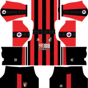 bournemouth home kit 2017-2018