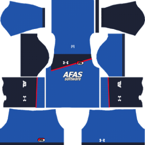 AZ alkmaar under armor kit dls away 2017-2018 (blue)