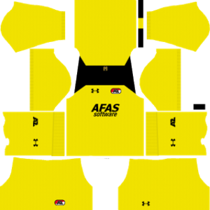 AZ alkmaar under armor kit dls goalkeeper home 2017-2018