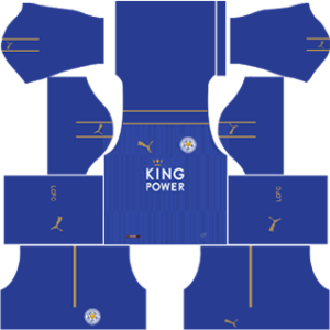Leicester city dls home kit 2016-2017
