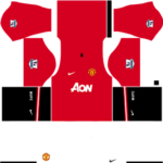 manchester united dls home kit 2013-2014
