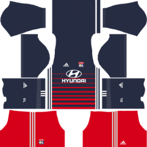 olympique lyon adidas dls away kit 2017-2018