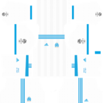 olympique marseille adidas dls home kit 2017-2018