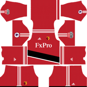 watford fc adidas dls home kit 2017-2018