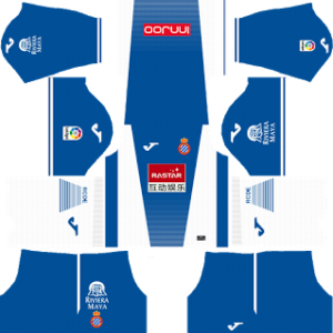 RCD Espanyol Kits 2017/2018 Dream League Soccer