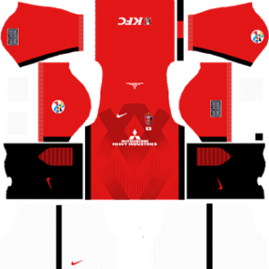 Urawa Red Diamonds FC Kits 2016/2017 Dream League Soccer