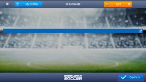 Click on confirm dream league soccer