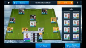 Select a player dream league soccer