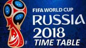 FIFA World Cup 2018 Schedule Pacific Time
