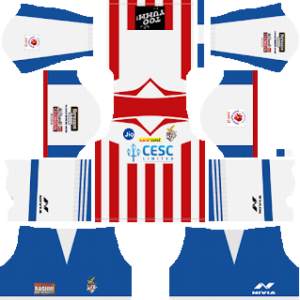 atk kolkata home kit 2018-2019 dream league soccer