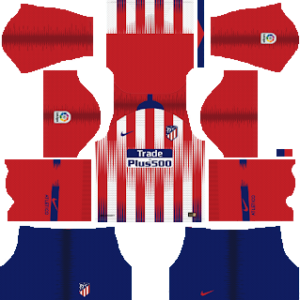 Atletico Madrid Kits 2018/2019 Dream League Soccer