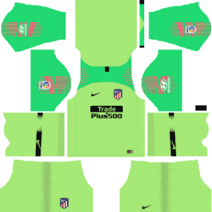 atletico madrid goalkeeper away kit 2018-2019 dream league soccer