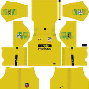 atletico madrid goalkeeper third kit 2018-2019 dream league soccer