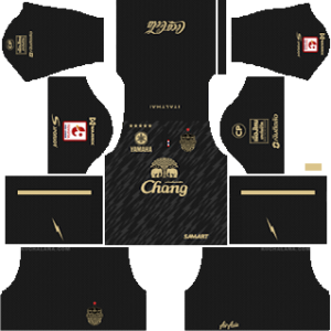 Buriram United goalkeeper home kit 2018-2019 dream league soccer