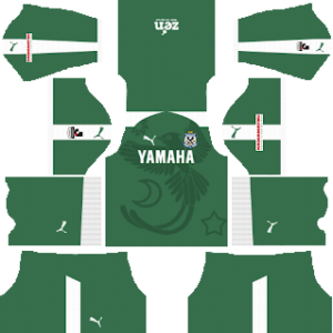 jubilo iwata goalkeeper home kit 2017-2018 dream league soccer