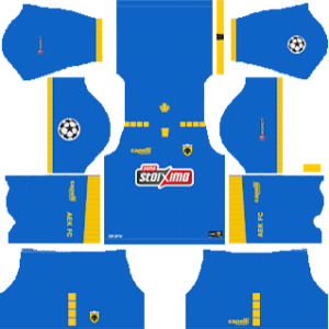 AEK F.C UCL third kit 2018-2019 dream league soccer