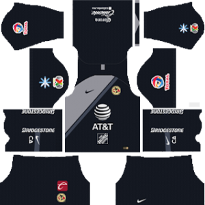club america goalkeeper home kit 2018-2019 dream league soccer