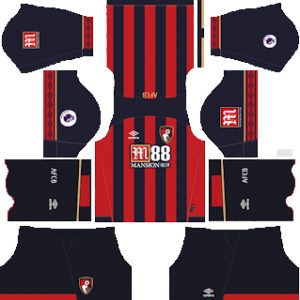 A.F.C. Bournemouth Kits 2018/2019 Dream League Soccer