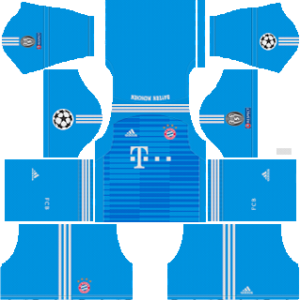 bayern munich ucl goalkeeper away kit 2018-2019 dream league soccer