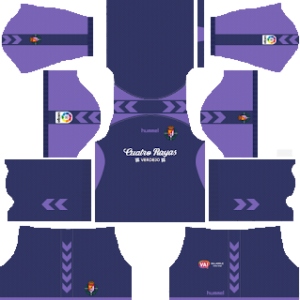 real valladolid away kit 2018-2019 dream league soccer