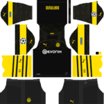 Borussia Dortmund UCL Kits 2018/2019 Dream League Soccer