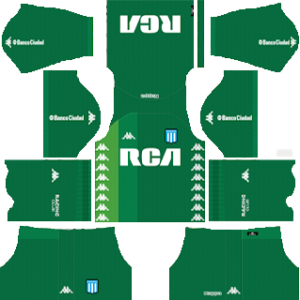 racing club de Avellaneda goalkeeper home kit 2018-2019 dream league soccer