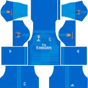 Real Madrid UEFA golakeeper away kit 2018-2019 dream league soccer