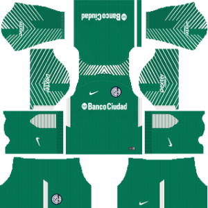 san lorenzo goalkeeper home kit 2018-2019 dream league soccer