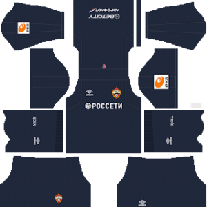 CSKA Moscow goalkeeper home kit 2018-2019 dream league soccer