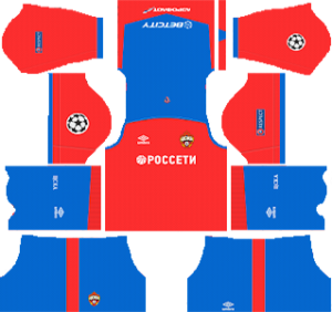CSKA Moscow UCL Kits 2018/2019 Dream League Soccer