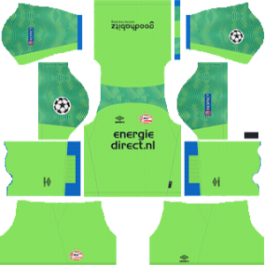 PSV Eindhoven ucl goalkeeper third kit 2018-2019 dream league soccer