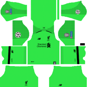 Liverpool ucl goalkeeper away kit 2019-2020 dream league soccer