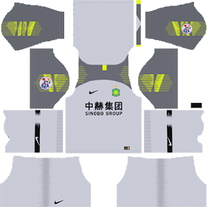 Beijing Sinobo Guoan FC acl goalkeeper home kit 2019-2020 dream league soccer