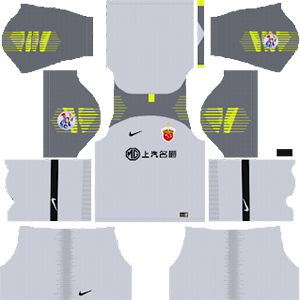 Shanghai SIPG FC acl goalkeeper home kit 2019-2020 dream league soccer