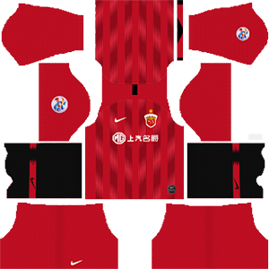 Shanghai SIPG FC acl home kit 2019-2020 dream league soccer