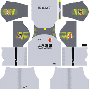 Shanghai SIPG FC goalkeeper home kit 2019-2020 dream league soccer