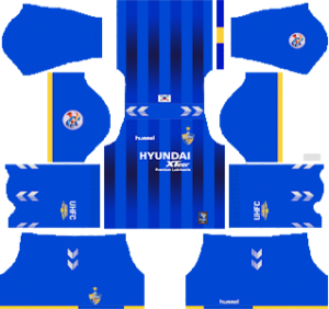 Ulsan Hyundai FC acl home kit 2019-2020 dream league soccer