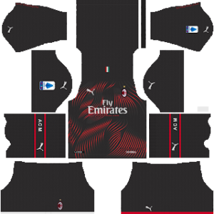 AC Milan third kit 2019-2020 dream league soccer
