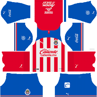 Chivas De Guadalajara Kits 2019/2020 Dream League Soccer