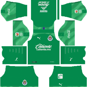 Chivas De Guadalajara gk home kit 2019-2020 dream league soccer