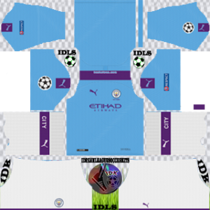 Manchester City UCL home kit 2019-2020 dream league soccer