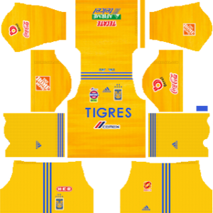 Tigres UANL Kits 2019/2020 Dream League Soccer