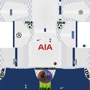 Tottenham UCL home kit 2019-2020 dream league soccer