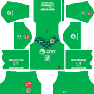 club america gk home kit 2019-2020 dream league soccer