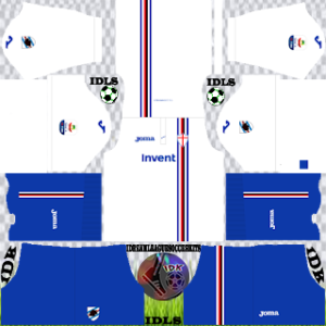 Sampdoria Fc away kit 2019-2020 dream league soccer