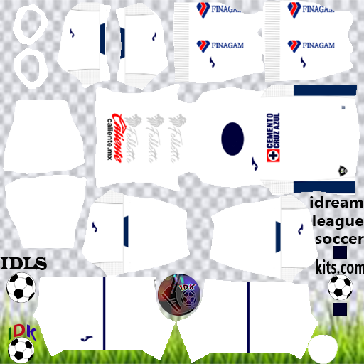 kit cruz azul dream league soccer 2020